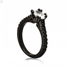 Оптом итальянские черные медные украшения женские украшения ключ кольцо для леди